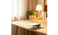 Foldable Armrest with Clamp No-Drill Beneath-Desk Bracket Space-Saving Arm Surface for Computer Users, Writers