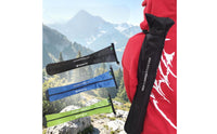 Lightweight Hiking Pole Storage Bag Textured Textile Trekking Pole Bag Drawstring Top Climbing Stick Sleeve Zippered