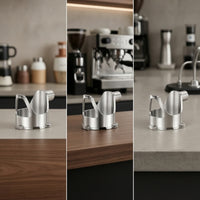 Portafilter Head Polished Three-Ear Portafilter Hardware Long-Lasting Precision for Baristas, Home Espresso Setups