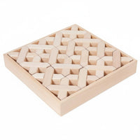 Wooden Blocks Building Cubes Stacking game for Preschoolers, Young Children, Daycare
