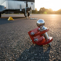 50 Ball Tow Hitch Compact Polished Chrome Hitch Ball Fit Vehicle Towing