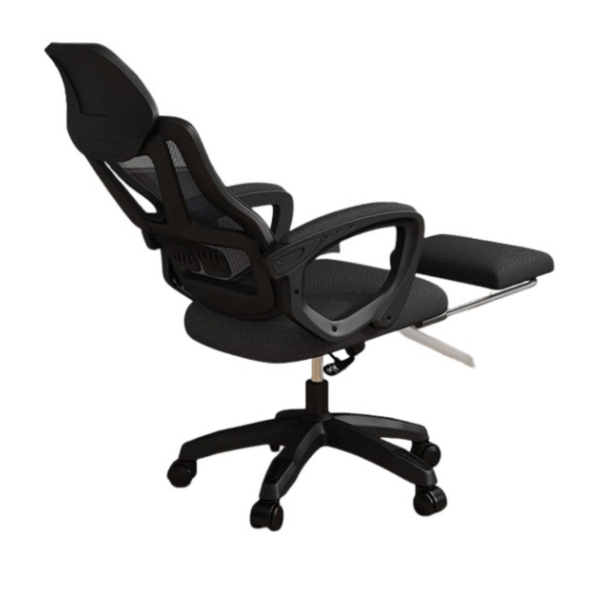 Ergonomic Design Reclining Task Chair with Footrest Adjustable Support Computer Seating Padded Seat Cushion Office Furniture Breathable Mesh Back for Telecommuting Workers, Students, Gamers, Dormitory, Studying, Study Room, Gaming