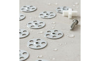 100 Pieces Tile Backer Board Washer Perforated Insulation Washer Construction Hardware for DIY Enthusiasts
