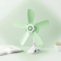 Attach on Fan Versatile Mounting Desk Attach Fan Cooling Appliance Adjustable Angle Easy to Clean for Office