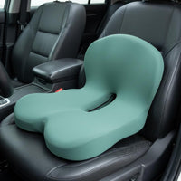 Pressure Relief Allall-in-1 Seat and Back Cushion Breathable Memory Foam Chair Pad Posture Corrector Ergonomic Support Cushion for Office Workers, Students, Drivers, Car