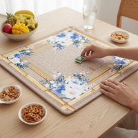 Mahjong Table Mat Non-Slip Wear-Resistant Sound-Dampening Tablecloth