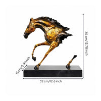 Leaping Horse Statue Modern Art Figure Decorative House Decoration for Office
