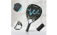 Teardrop Beach Tennis Paddle with EVA Memory Foam Core Shock-Absorbing Beach Tennis Paddle with Balls Long-Lasting Lightweight for Adults, Beginners, Court