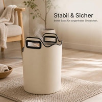 Foldable Insulated Foot Spa Basin with Mesh and Tin Foil Lining for Home and Travel