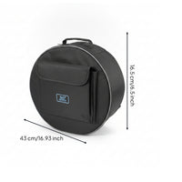 Padded 14-Inch Snare Drum Bag Taffeta Lining Snare Drum Bag Front Pocket Zippered