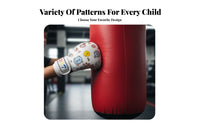 Thickened Padding Child S Boxing Gloves Shock Absorbing children's Punching Gloves Hook-and-Loop Fastener Wrist Support for Beginners