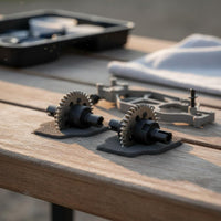 Bearing Included Rc Differential Gear Kit Upgrade Part Rc Front Rear Diff Gear Assembly Easy to Install Remote-Controlled Gearbox Set Wear Resistant for Hobbyists, Repair