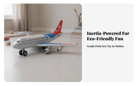 Airplane Model Realistic Design Passenger Airplane Toy Authentic Details Toy Passenger Jet for Kids, Children 3+, Birthday Gift, Display