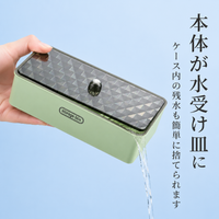Tabletop Cutlery Case with Lid, Chopstick Holder, Draining, Plastic, Modern Design