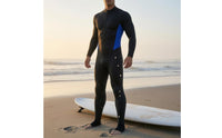 Full Body Diving Suit  Men's Swim Shirt Suit Raglan Seams Full-Length SwimSuit for Snorkeling, Surfing, Swimming