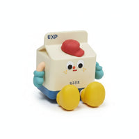 Rechargeable Milk Carton Night Light Dual Use Milk Box LED Lamp Printed Face Cartoon Night Light Cute Design
