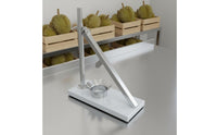 Durian Opener Stainless Steel Durian Opening Tool Commercial Grade Food Prep Equipment for Fruit Shop Owners, Restaurant, Market Stall