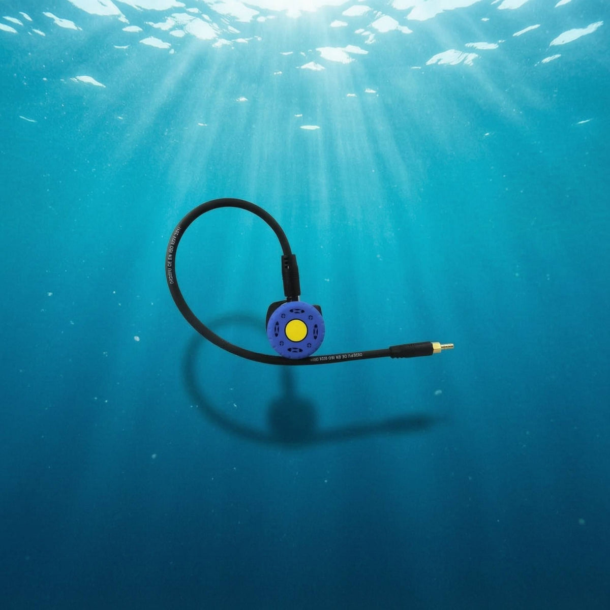 Flexible Scuba Diving Second Stage Regulator Sturdy Scuba Regulator with Hose Comfortable Gear Compact for Divers