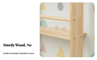 Forward-Facing Display Wall-Mounted Book shelf Narrow contour Floating Shelf Space-Saving Room Organizer Antifall-prevention rim for Children, Homeowners, Kindergarten, Playroom, Nursery, literacy Corner