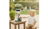 Welcome Dog Statue with Basin Automatic Dog Statue with Solar Light for Walkway