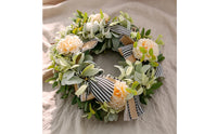 Peony Wreath Full Wreath with Bow Countryside Aesthetic Decor for Homeowners, Window