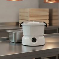 Electric Potato Vegetable Skinners Machine Countertop Electric Vegetable Skinners with Dome Lid Compact Appliance for Kitchen