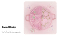 Waterproof Ballet Tutu Bag Dustproof Tutu Storage Bag With Inner Pockets for Children, Performers, Competitions, Performances, Rehearsals