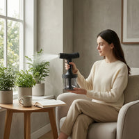 Electric Spray Bottle Cordless Electric Plant Mister Fine Mist Handheld Mister with Rechargeable for Indoor Gardening, Home