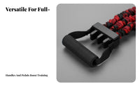 3-Tube Chest Puller Detachable Bands Chest Exercise Band Adjustable Tension Puller Non-Slip Handles Adjustable Tension Band