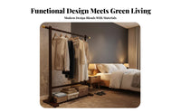 Floor-Standing bedside clothing stand availablestanding Garment Rack Minimalist Design Clothing Organizer Space-Saving for Students, Homeowners, Professionals, Apartment, Entryway, Living Room