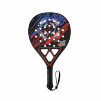 Fiberglass Surface Padel Racket Shock Absorbing Grip Padel Tennis Racket