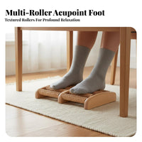 Wooden Foot Wood Wooden Foot Roller Deep Tissue Plantar Reflexology Tool for Home Use, Office, Under Desk