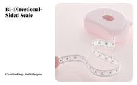 Retractable Physique Tape Measure Single-Button Retraction Portable Physique Tape Measure Automatic-Locking Double-Sided
