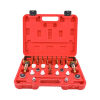 26 Pieces Climate Control Leak Detection Adapter Kit Efficient Automotive Cooling System Test Kit with Case Leak Tester for Home Mechanics