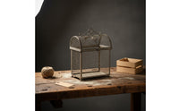 Metal Birdcage Decor Distressed Finish Vintage Iron Cage opening Mesh Design Rustic Bird Cage Centerpiece for Home Display
