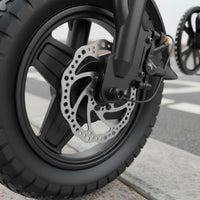 Folding Electric Bike Disc Brakes Portable Electric Bike 14 Inch Folding Electric Bicycle Long Range Personal Transport NFC