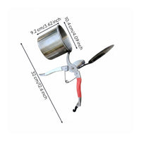 Cup-Style Fruit Picker Stainless Steel Handheld Fruit Picker Manual