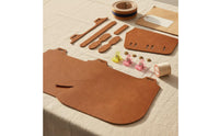 Easy to Assemble PU Leather Bag Kit Classic Design Craft Supply for Beginners