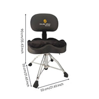 Adjustable Drum Stool Thickened Frame Adjustable Drum Seat Portable Musical Equipment for Stage Performance