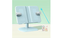 Adjustable Book Stand Sturdy with Page Clips Stable Desktop Book Holder for Kids, Bedside