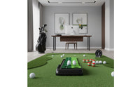 Easy Storage Automatic Ball Return Putting Mat Natural Slope Design Putting Practice Mat Sports Training Aid for Backyard