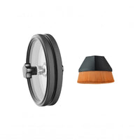 Short-Bristle Vinyl Disc Cleaning Clamp Dense Bristles Disc Cleaning Brush Clamp Tightening Knob Audio Accessory Polished Rim
