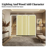 Foldable Sliding Folding Partition Movable Accordion Partition Sound-Insulating Room Divider Portable for Homeowners, Office Workers, Event Planners, Bedroom, Balcony, Studio Apartment, Exhibition