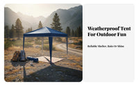 Includes Sidewalls Folding Gazebo Protection Folding Event Canopy Waterproof Quick-Setup Canopy Portable for Market Vendors, Families, Small Business Owners, Commercial Events, Backyard, Weddings, Street Markets