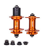 Front and Rear Hub Pair Bearings 32 Hole Lightweight Freewheel Hub for Cyclists, Wheel Building, Trail Riding