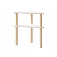 Space Saving Corner Desk Shelf Easy Installation Triangular Storage Rack Sturdy and Stable Triangle Storage Rack Long-Lasting for Home Office Users, Professionals, Homeowners, Desktop, Study Room, Bedroom