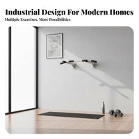 Heavy Duty Wall Mounted Pull-Up Bar High Weight Capacity Wall Mounted Pull up Bar Stable Triangular Structure Comfortable Foam Grips for Fitness Enthusiasts, Adults, Women, Garage
