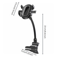 Guitar Headstock Phone Clamp 360° Rotation Guitar Phone Holder Hands Flexible Smartphone Stand for Guitarists, Content Creators, Video Filming