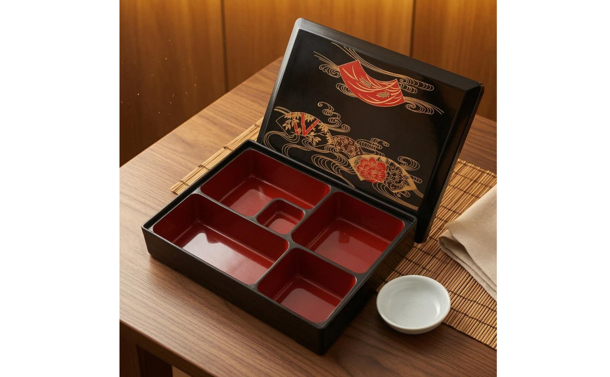 Five-Compartment Bento Box 5 Compartment Lunch Box Portable Food Container