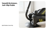 Compact Elliptical Adjustable Resistance Mini Elliptical Low Impact Mini Stepper Machine for Seniors, Office Workers, Home